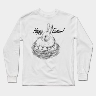 Easter Bunny image Long Sleeve T-Shirt